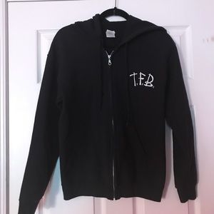 The Front Bottoms Zip Up Hoodie Sweatshirt